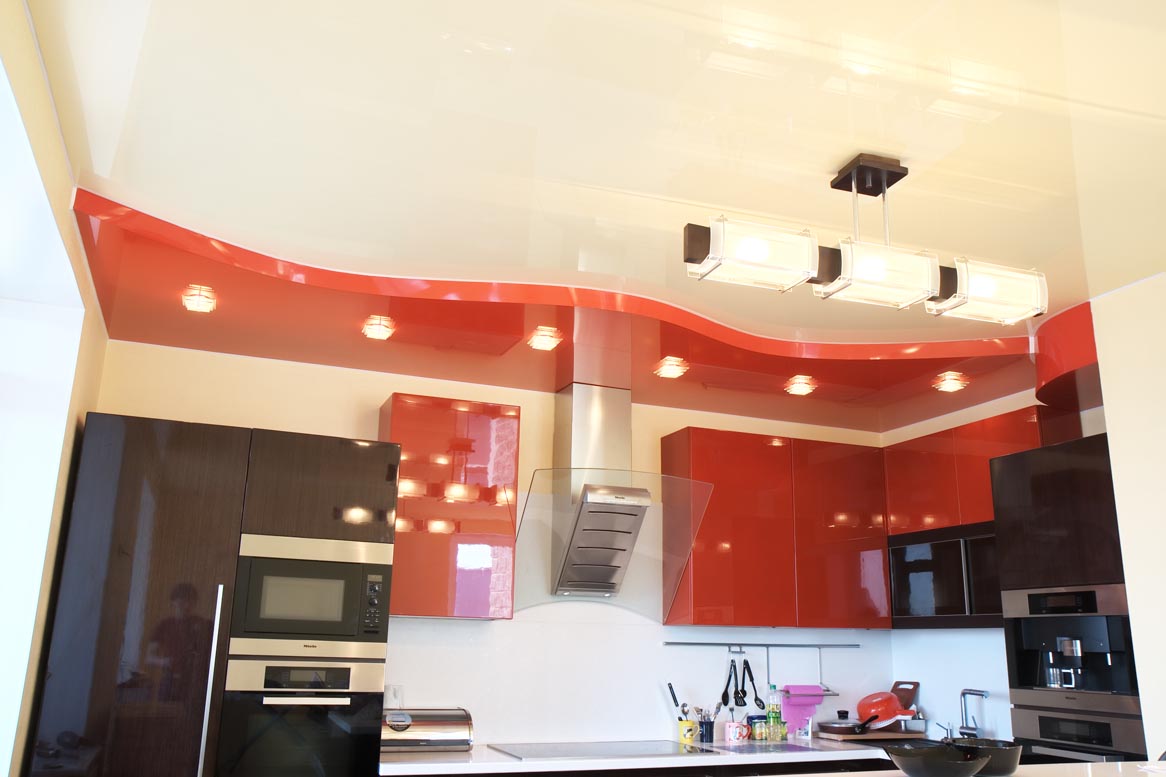 Где заказать многоуровневый потолок на кухню в Москве